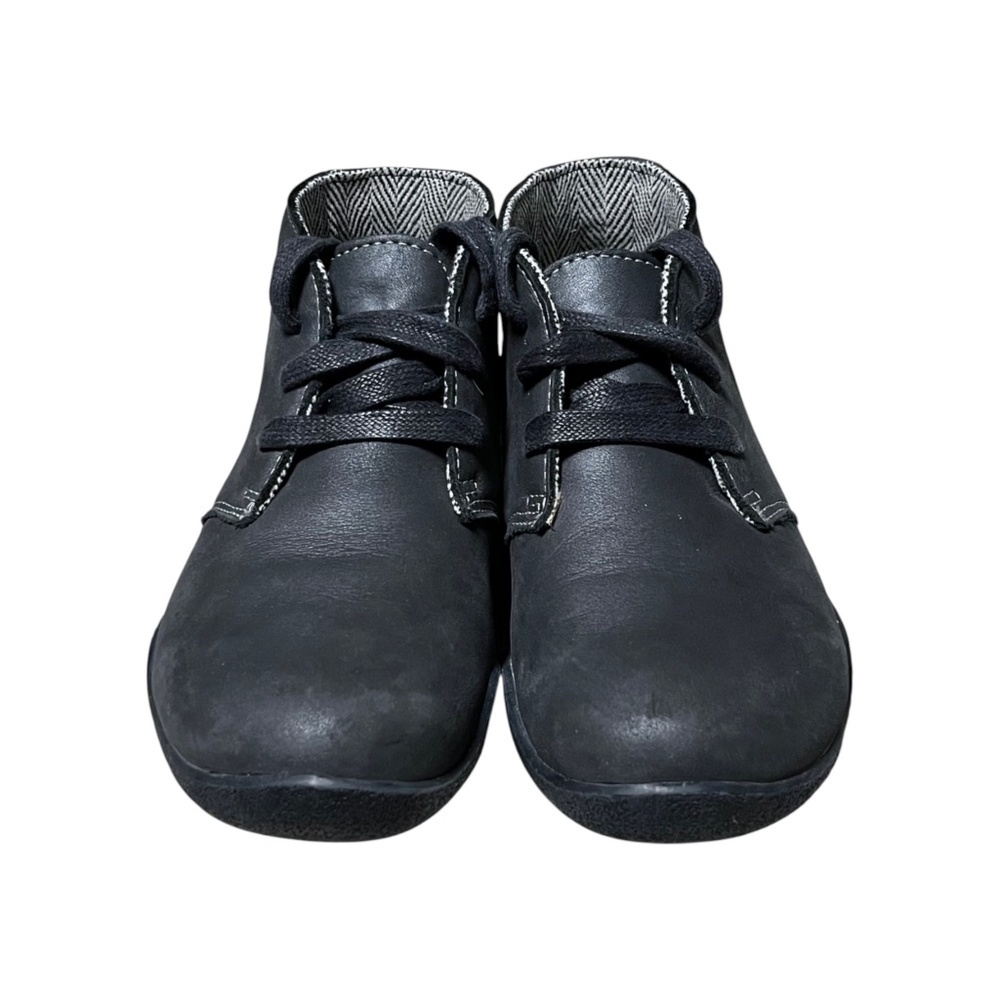 Kuru Aalto Chukka Boots Size 7 Women's Black Leather Desert Comfort Shoes Flats - Picture 9 of 11